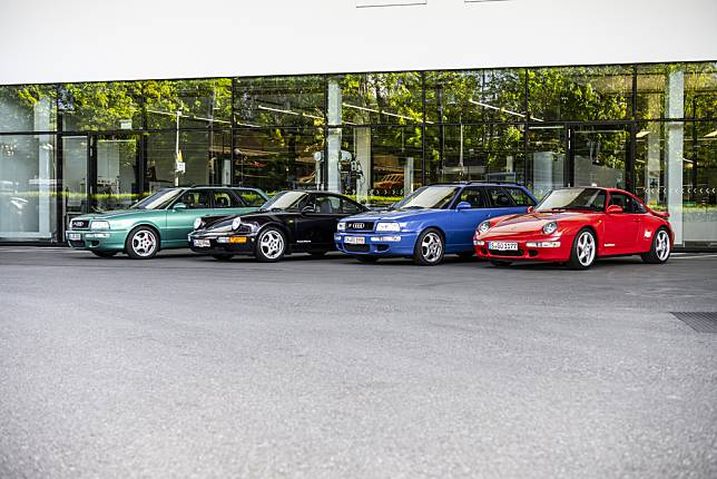 與保時捷經典共遊 1990 年代破紀錄車款audi Avant Rs2 2gamesome Line Today