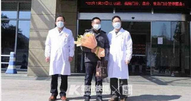 杭州首例確診痊癒！　有後遺症「肺部損傷、離地不過1公分」