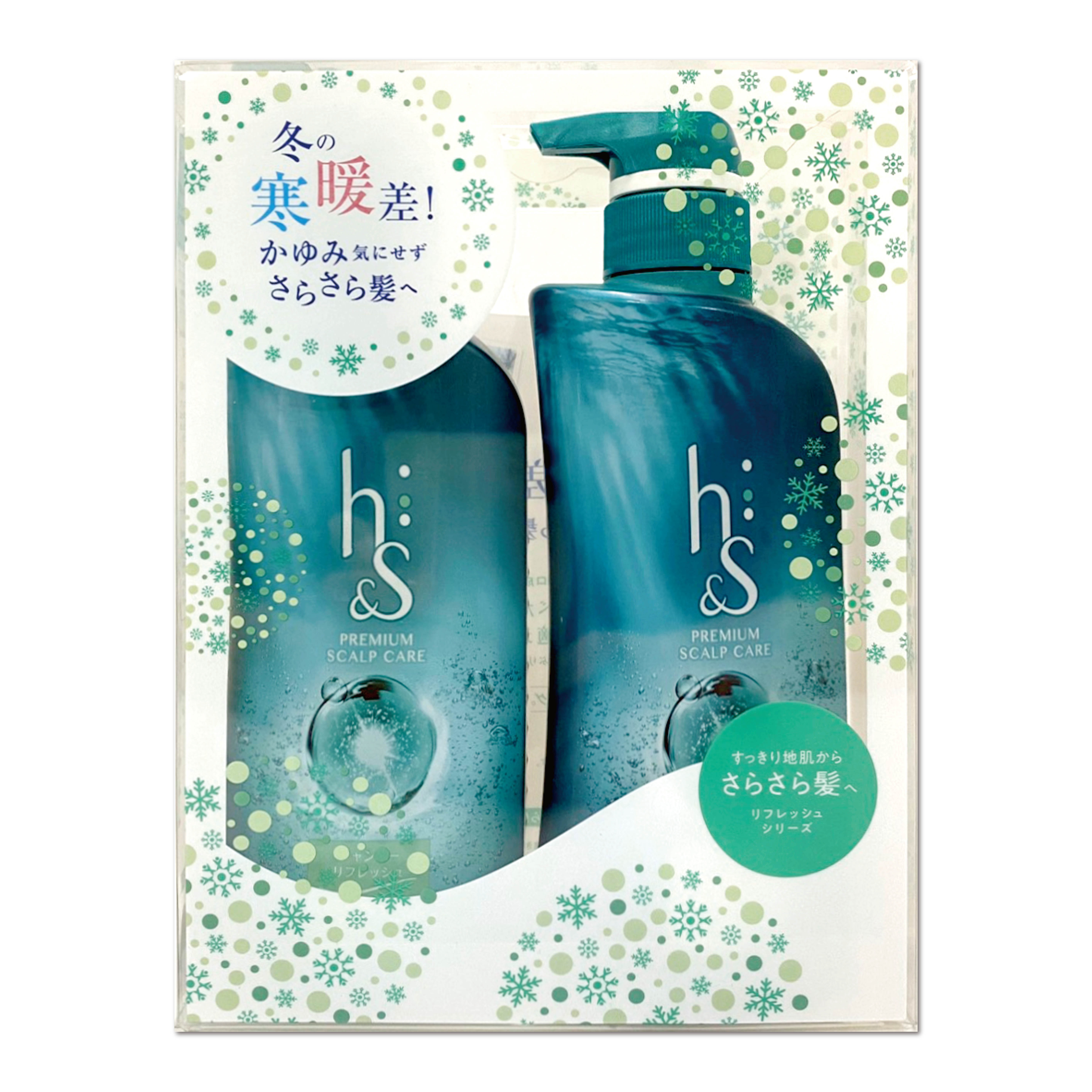 日本 P&G h&s 清爽 淨化頭皮 洗潤組 370ml x 2瓶 花果香 洗髮精 潤髮乳 禮盒