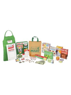 This companion set to the Fresh Mart Grocery Store has everything kids three and older need to stock