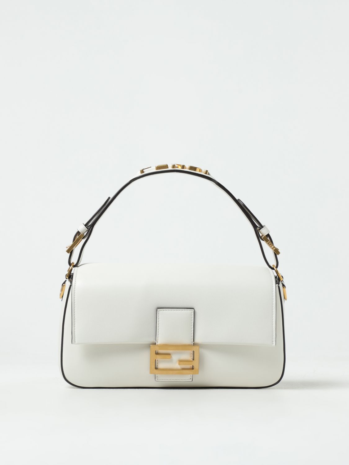Shoulder Bag FENDI Woman colour Yellow Cream