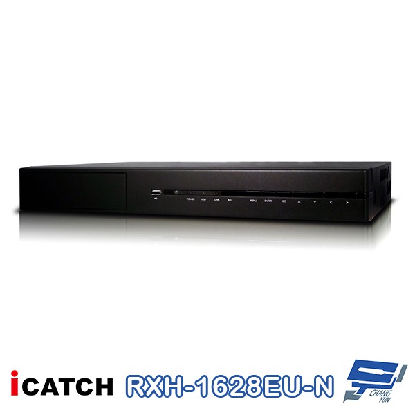 -支援IPC、HD-SDI、 TVI、AHD、960H、D1 各式攝影機訊號。-H.264壓縮:畫質清晰、錄影時間長、傳輸速率快。-VGA、HDMI、BNC接口，高畫質影像輸出。-HD高畫質多重影像串