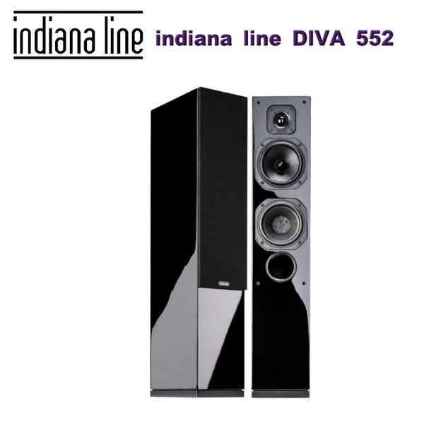 義大利 indiana line DIVA 552 落地式主聲道喇叭黑色/對