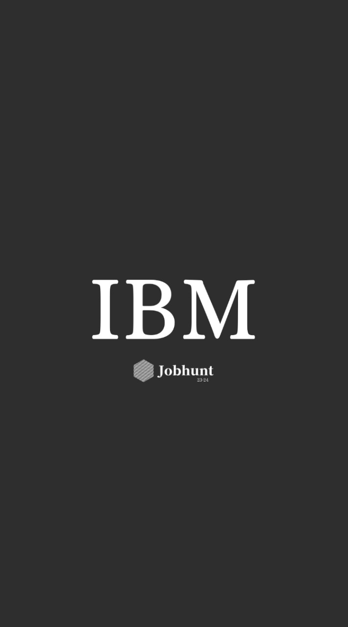 【IBM】就活情報共有/企業研究/選考対策グループ