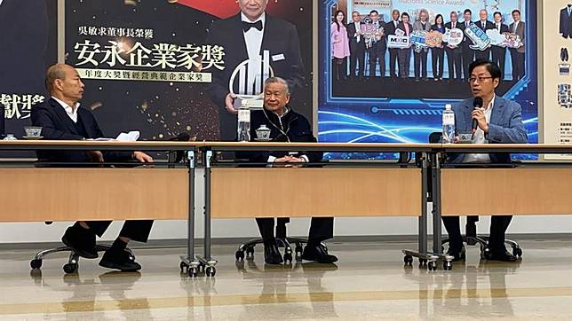 韓國瑜、張善政訪旺宏提半導體政策宣言