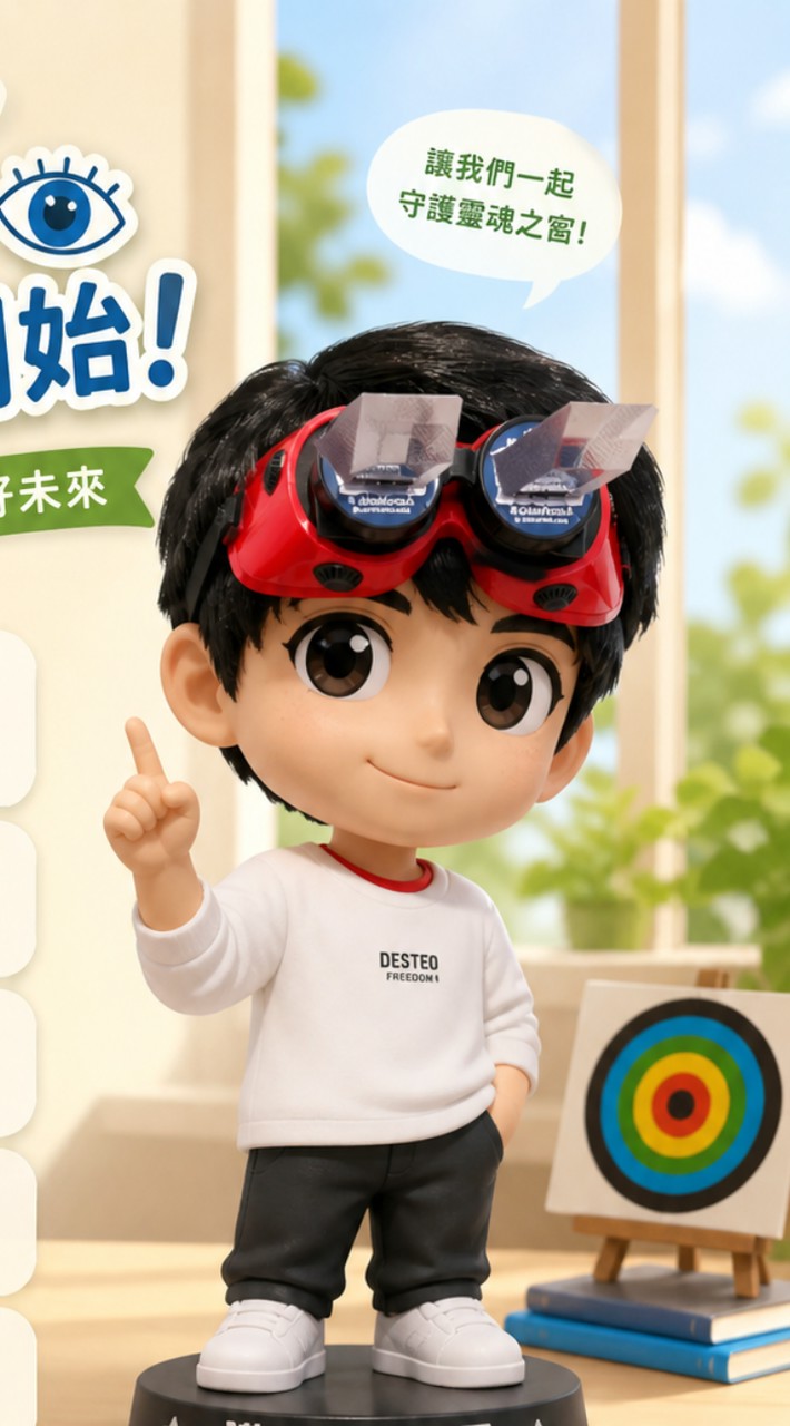 腦袋靈光眼睛發光