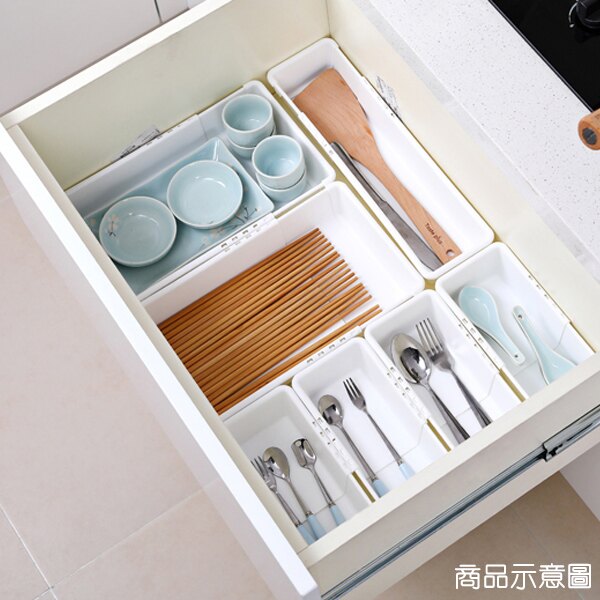 收納盒 乾濕兩用組合抽屜整理盒-三件組 辦公桌 化妝彩妝品 浴室收納 衣櫃襪子 居家客廳 折疊【BNP025】收納女王