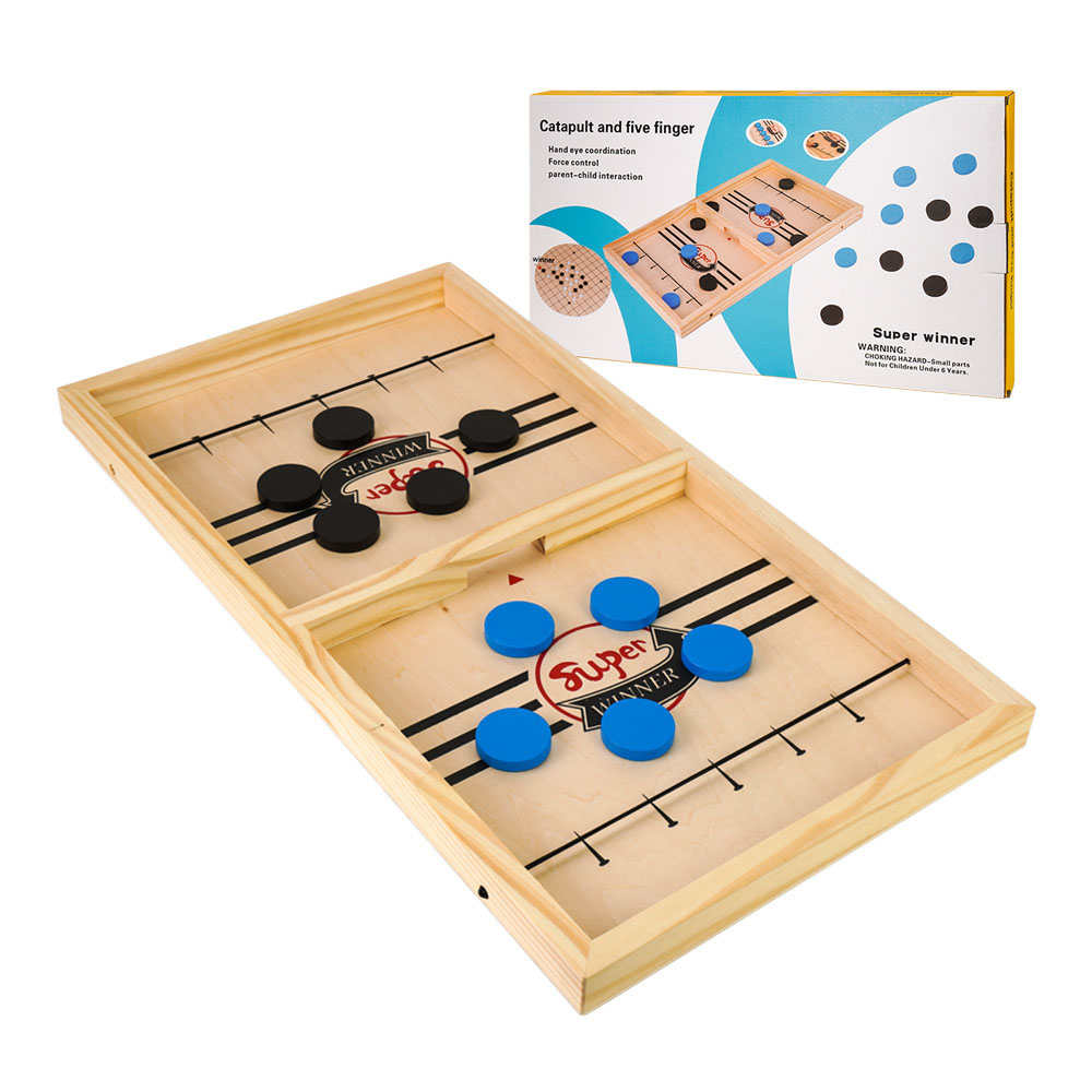 趣味桌遊彈彈棋+五子棋二合一親子互動解壓休閒玩具彈彈棋雙人對戰超刺激嚴選實木，安全耐玩耐用