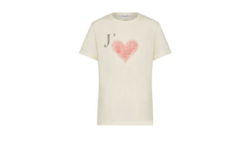 Dior amour 純棉亞麻印花 T-Shirt，NT. 28,000