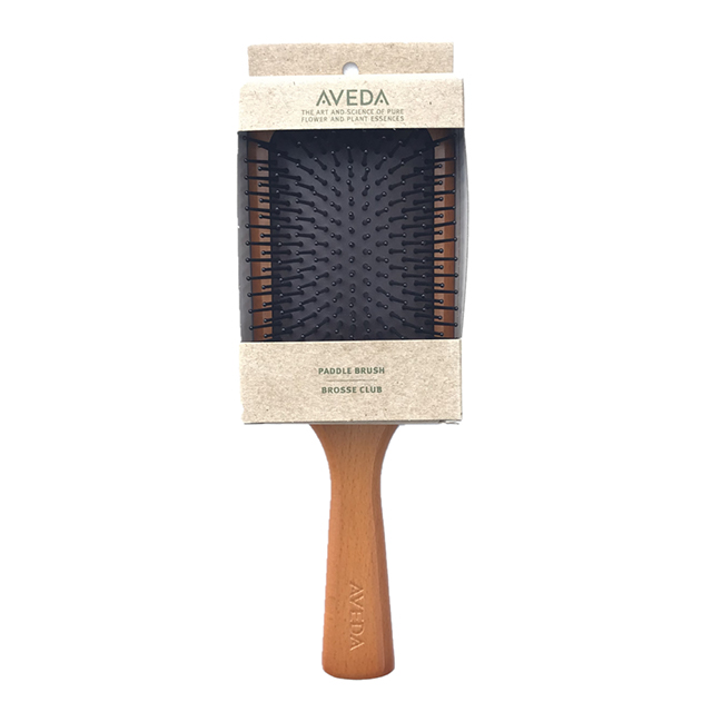 按摩頭皮，梳整髮絲髮梳順著髮絲梳理即可本產品組合包含：AVEDA 氣囊木質髮梳 x1AVEDA 頭皮淨瑕去角質梳 x1