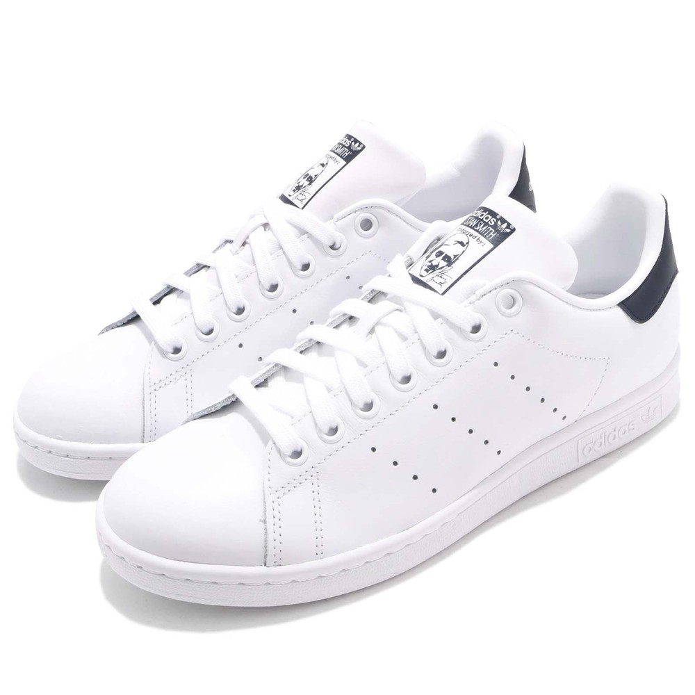 休閒鞋品牌:ADIDAS型號:M20325品名:Stan Smith配色:白色,藍色