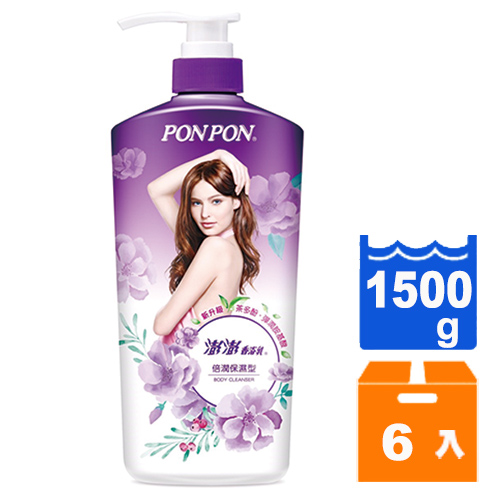 澎澎香浴乳-倍潤保濕型1500g(6入)/箱