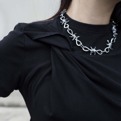 設計所在Style-簡約打結顯瘦修身彈力短袖T恤（兩色）