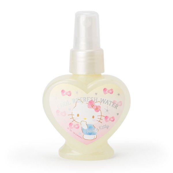 大賀屋 日貨 凱蒂貓 蘋果 保濕罐 噴霧罐 香水 護膚水 體香劑 芳香劑 小香水 小香 三麗鷗 正版 L00011249