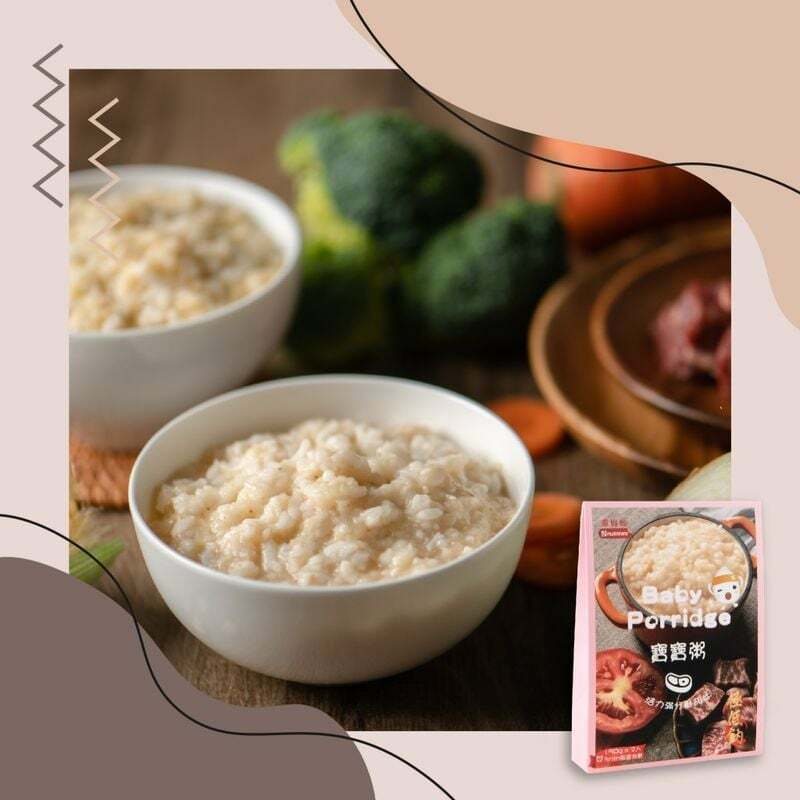 【脆妮妮 nutrinini】寶寶粥150g/2入×5盒-活⼒滿分番茄⽜/鈣質滿分吻仔⿂/營養滿分鮭⿂