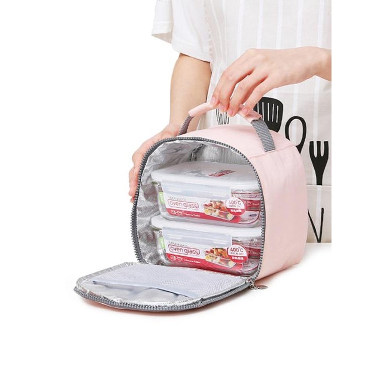 飯盒袋子保溫便當手提包餐小號包裝兒童上班韓清新女的可愛式LX