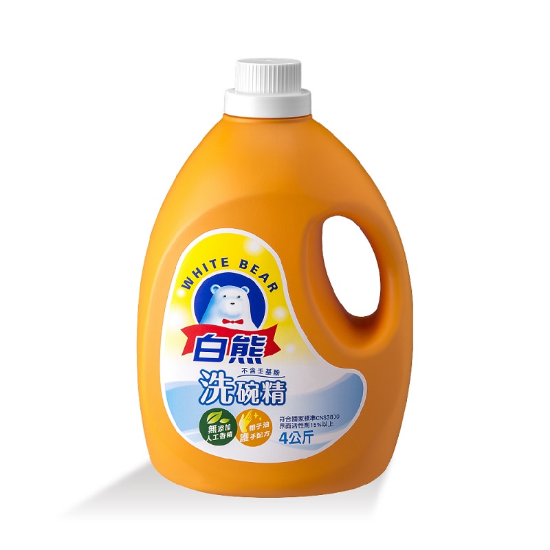 白熊軟性洗碗精4Kg