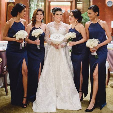 Detail Gaun Nikahan Stevi Mantan Samuel yang Sempat Bikin Geger