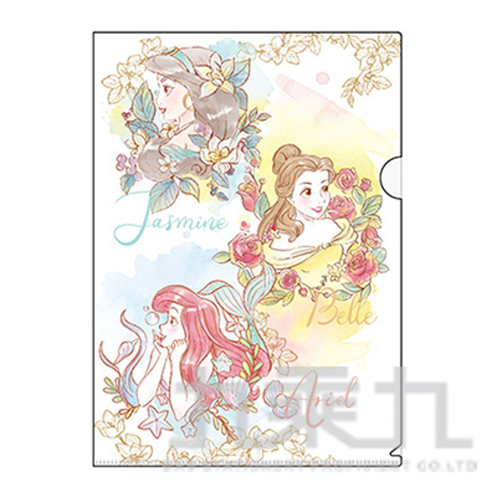 迪士尼 L型夾-三公主 DPAF-177