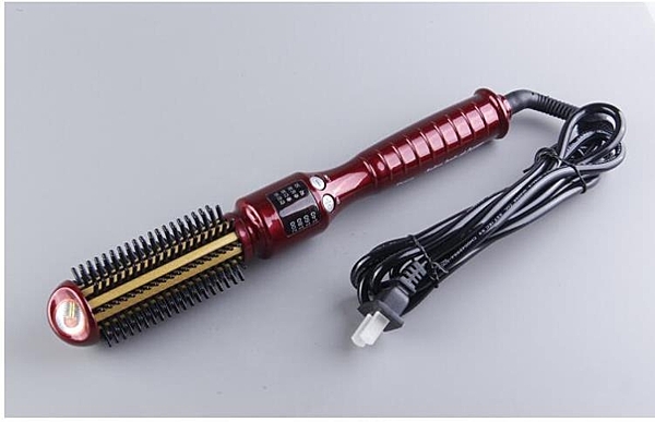 捲髮棒 梳子陶瓷大捲蓬鬆梨花頭短發內扣捲發器