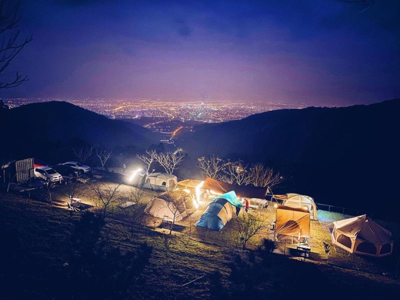 宜蘭景點 鷗漫景觀農場夜景