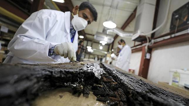 Perahu Ribuan Tahun Sang Firaun Ditemukan di Giza