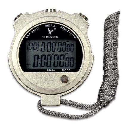 金屬秒錶TF810 防水 運動田徑秒錶 廚房提醒器 倒計時器