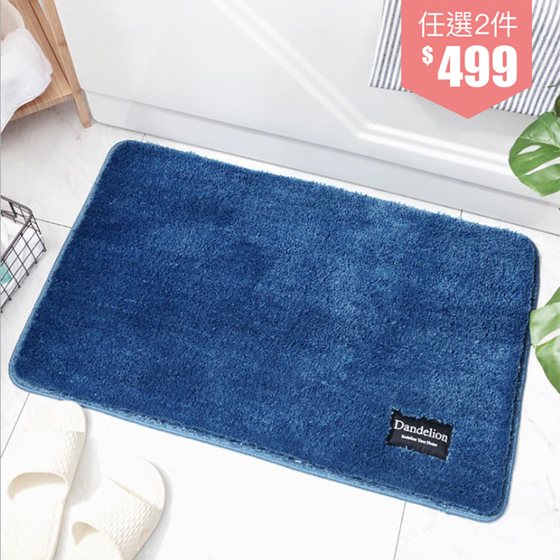 3D植絨 萌犬超吸水防滑地墊