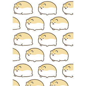 まるまるハムスターの着せかえ