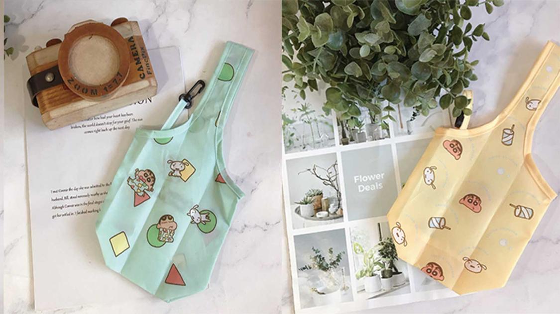 飲料帶著走，做環保也要用蠟筆小新飲料袋!!!