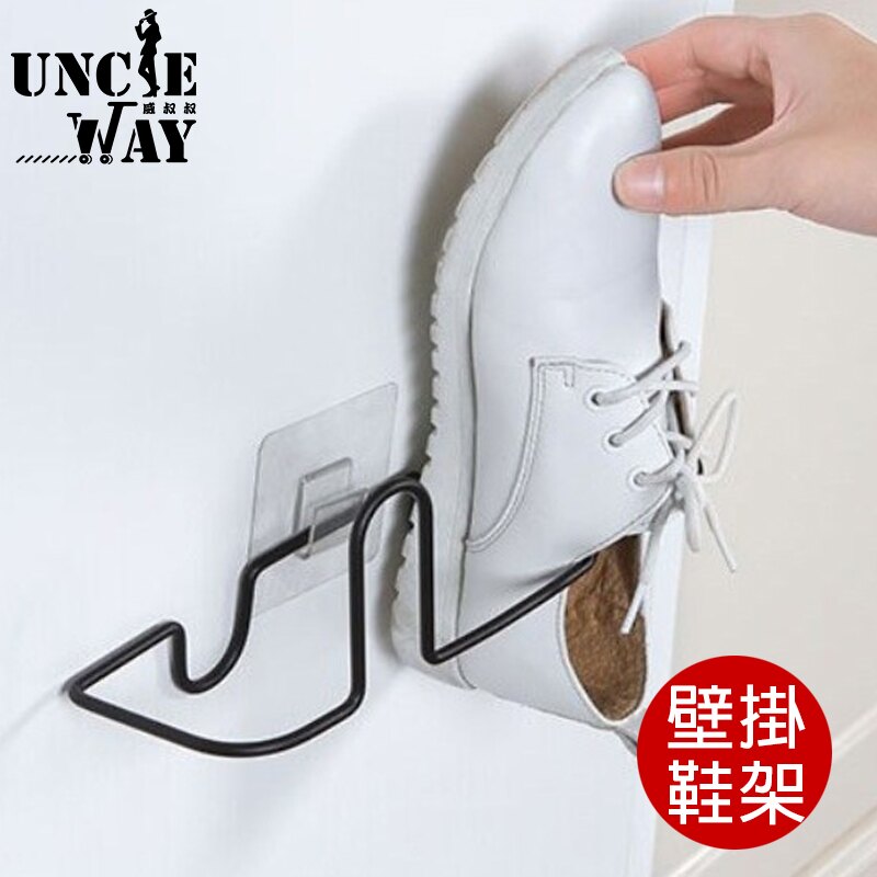 Uncle-Way威叔叔 壁掛鞋架 拖鞋架 鞋架 無痕鞋架 簡約拖鞋架 浴室拖鞋架 收納掛架 懸掛架 【H1157】