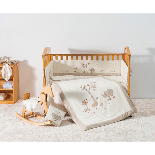 ◆ 可愛圖案設計◆ 100%純棉◆ 被子x1 枕頭x1 床包x1 床圍x4[商品規格]◎被罩面料:100%有機綿 ◎被罩裡料:100%有機綿 ◎床包:100%有機綿 ◎床圍:100%有機綿