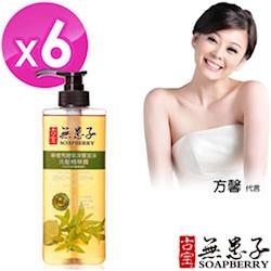 古寶無患子檸檬馬鞭草深層潔淨洗髮精華露550g六入組