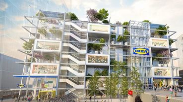全球第一間「綠建築」IKEA美到讓人驚呼！「落地玻璃帷幕、頂樓空中花園」化身巨型植被書架～概念曝光療癒指數破表