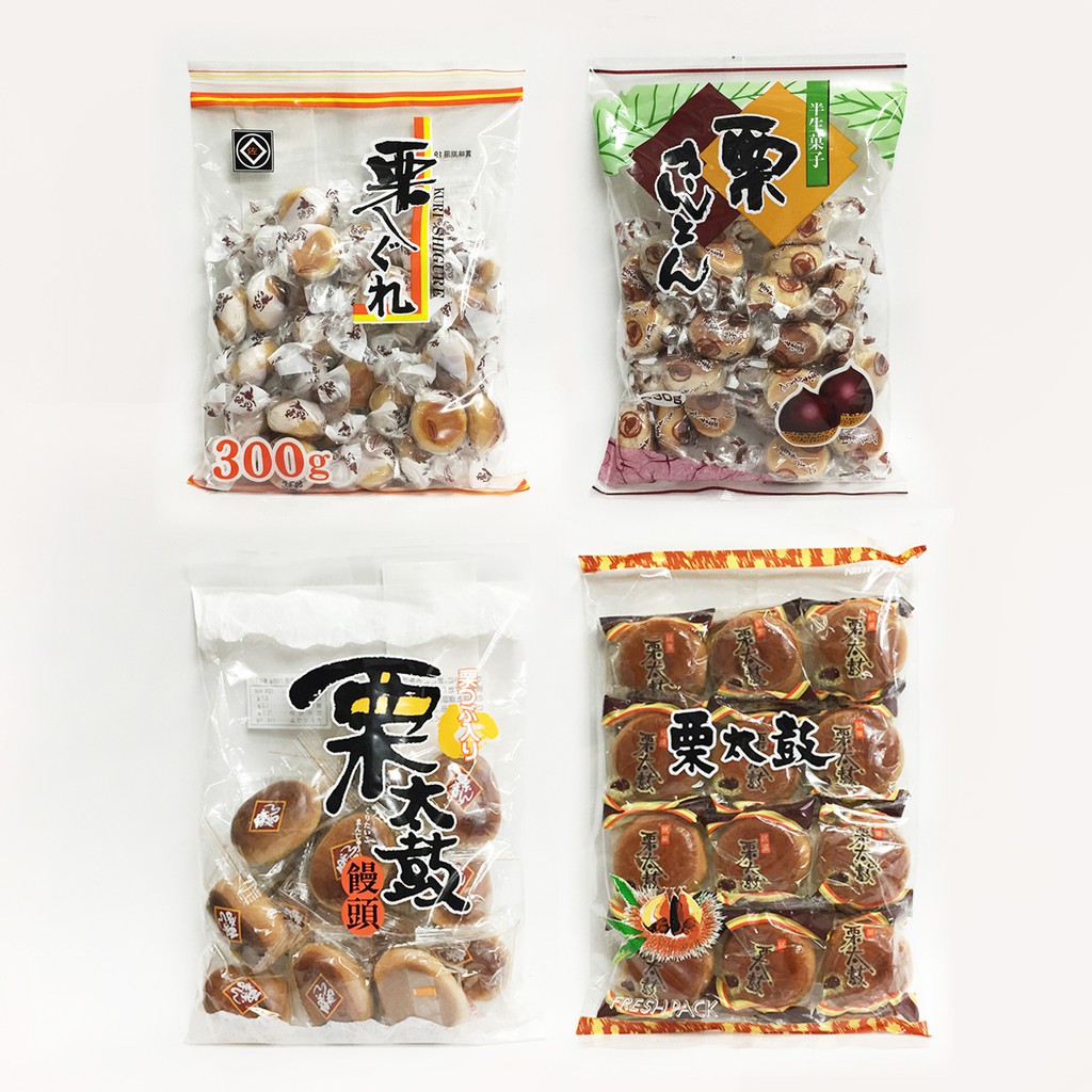 栗饅頭系列 - 栗太鼓 / 栗太郎 / 栗金頓 和菓子