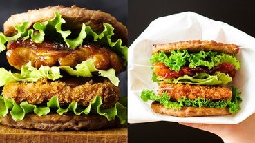 太奢侈！日本摩斯推出「肉夾肉夾肉」限定豪華漢堡，一口咬下就能吃到牛肉、豬肉和雞肉！