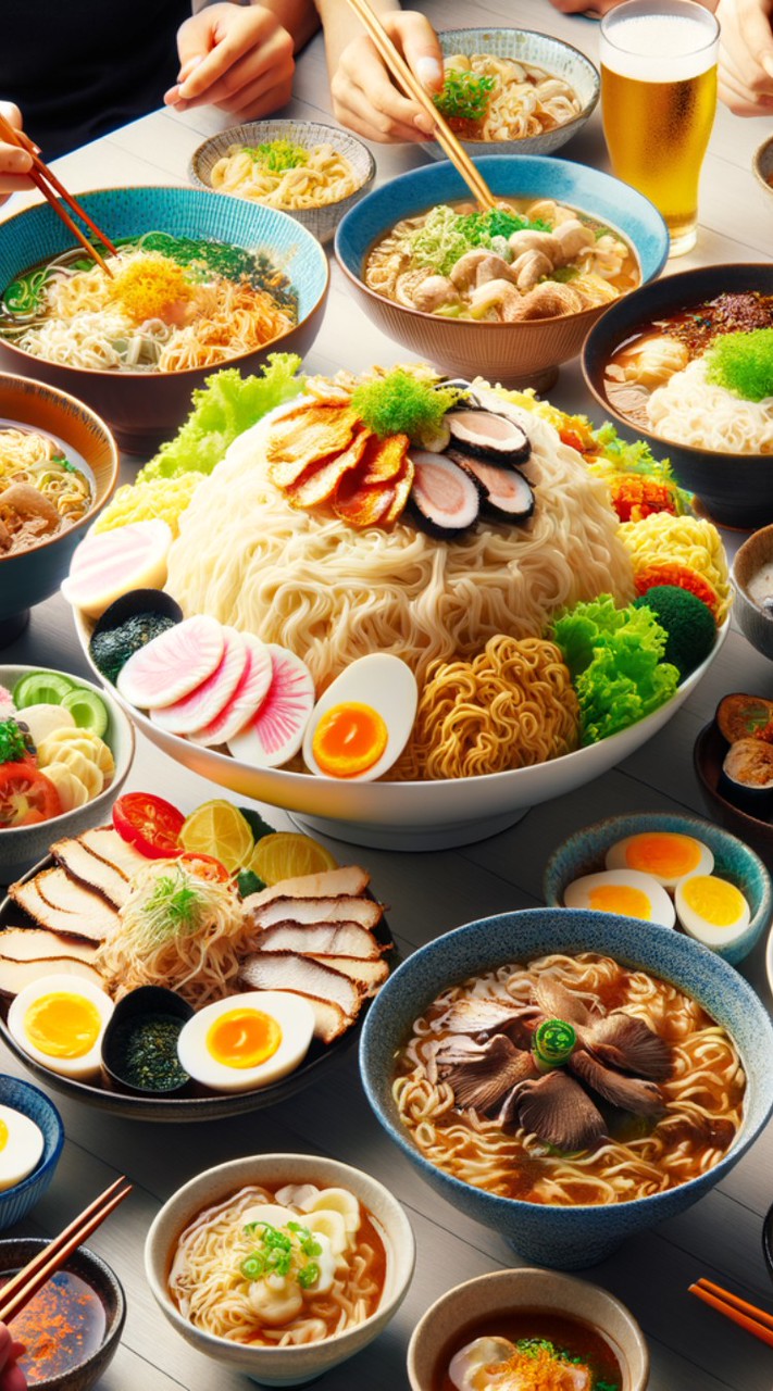 麺類が大好きな方集まってぇー