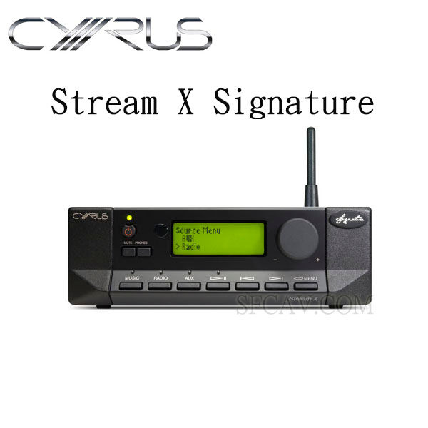 【勝豐群新竹音響】CYRUS Stream X Signature 旗艦級數位串流音樂處理器