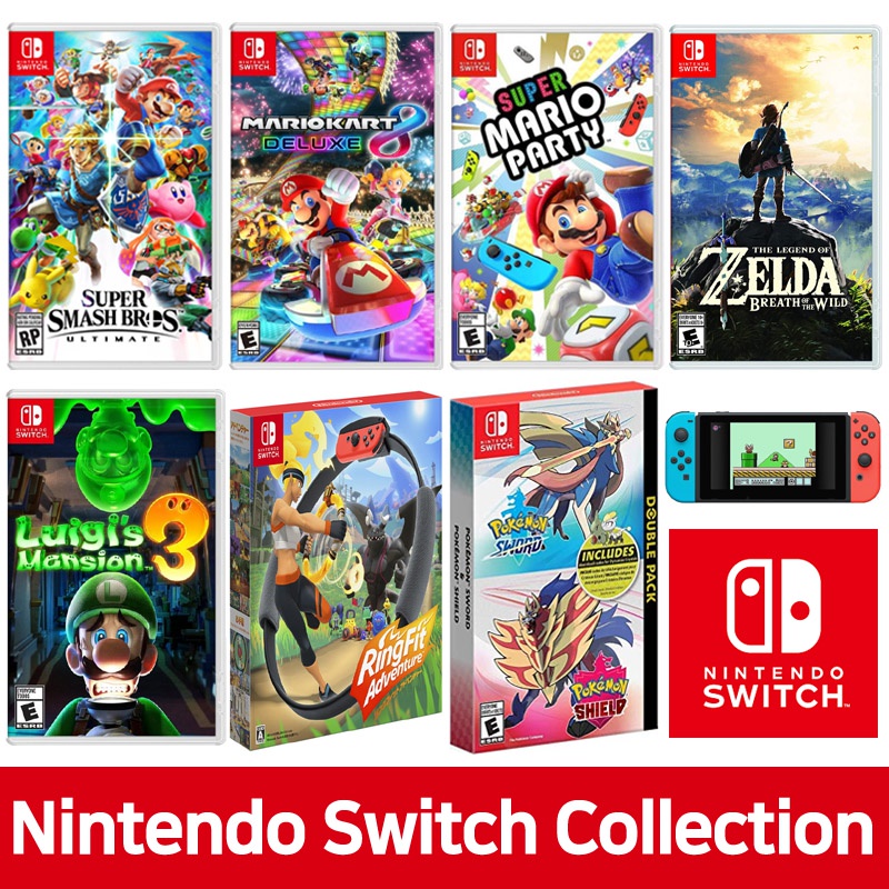 [Nintendo Switch] Nintendo Game BEST Collection ★ SUPER SMASH / POKEMON / SUPER MARIO / ZELDA