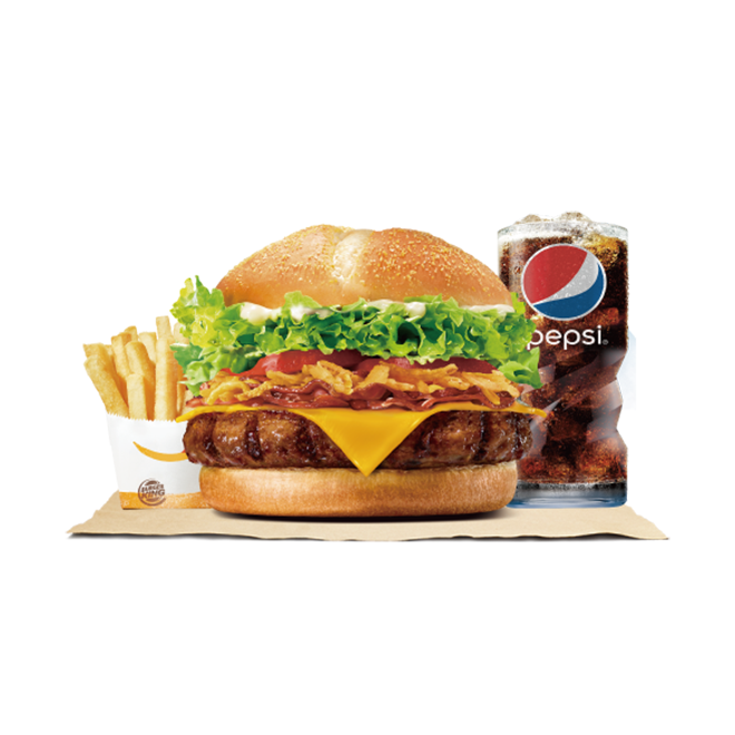 安格斯牛肉堡選用純正澳洲的超厚切牛肉，一般牛肉的近3倍厚！搭配漢堡王招牌燒烤醬與多項蔬果組合，令人食慾大振。 商品規格： 安格斯厚切牛肉堡+小薯+中杯飲料。 使用說明： 1.本券可於全台限定漢堡王門市