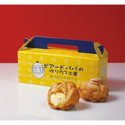 【Beard papa】日式泡芙(香草)6入組_限南港車站自取