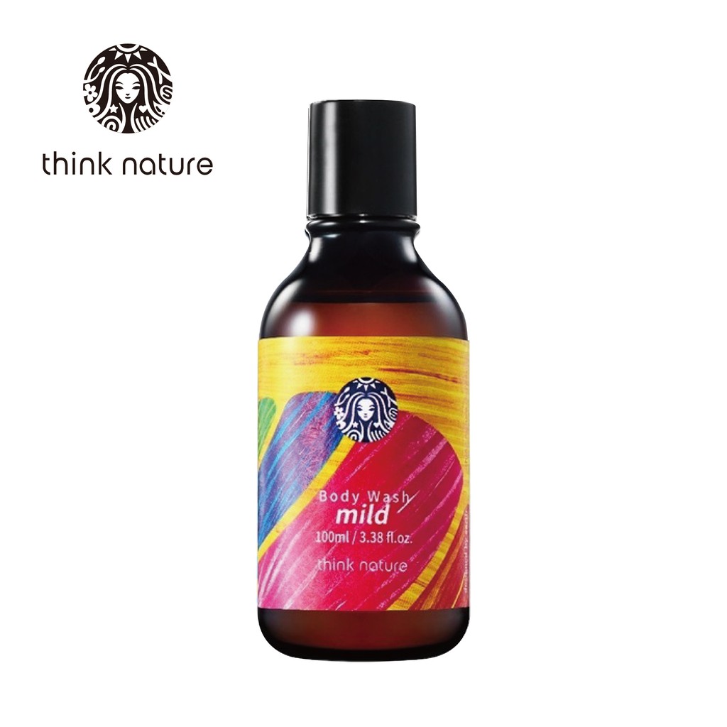 【think nature 享自然】植萃精油沐浴精-溫和薔薇(100ml)