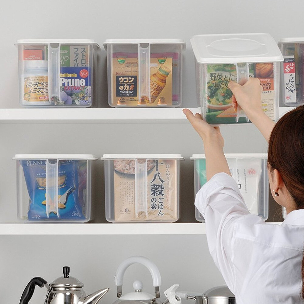 [2色任選] 日本製造inomata高位層板專用6.3公升淺型手持收納盒