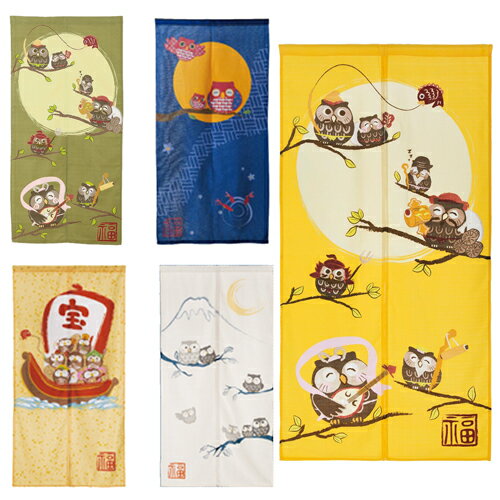 【SUN FAMILY】貓頭鷹日式長門簾