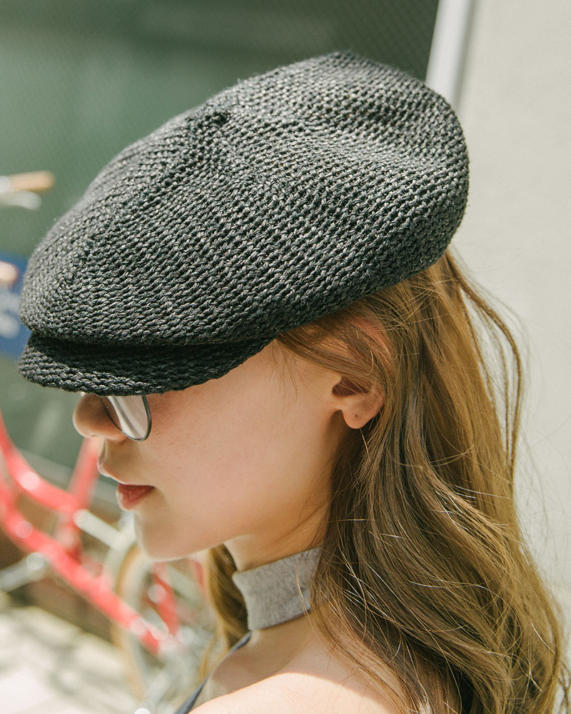 編織報童帽-Mercci22