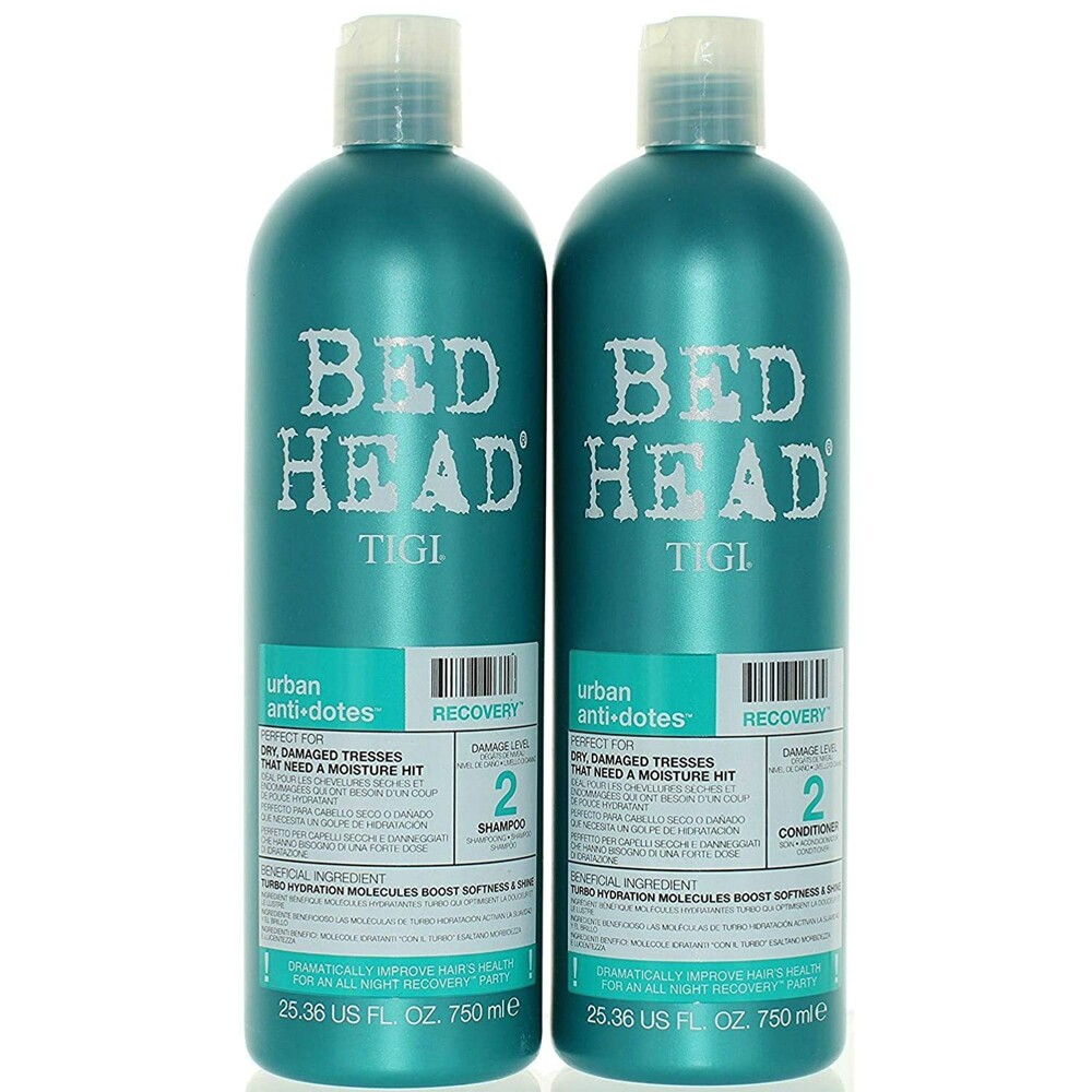bed head tigi摩登重建洗髮精/護髮素(750ml)*1 這款強力保濕包裝洗髮水可使脆弱脆弱的頭髮恢復活力捲土重來從未如此簡單一勞永逸地使死胡同的頭髮恢復生機 tigi是一個護髮品牌深受時尚