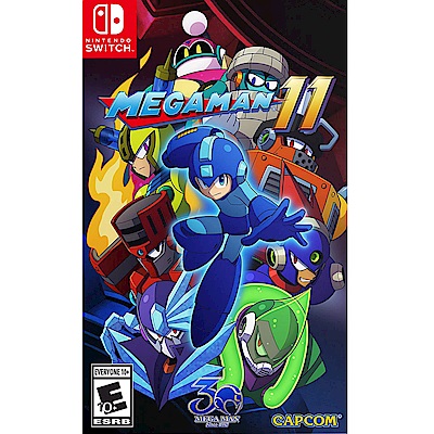 洛克人 11：命運的齒輪！！Mega Man 11 -NS Switch 中英日文美版