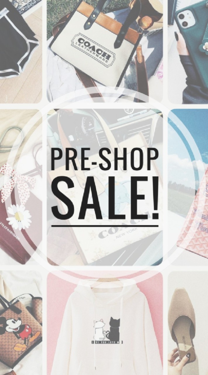 Pre-Shop Sale!