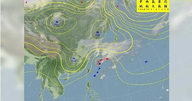 強烈冷氣團南下　濕冷到初5恐達9度低溫