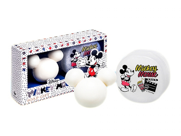 Queen Bee~米奇造型香皂旅行組-電影(香皂45g+香皂盒x1)【D990077】Disney迪士尼